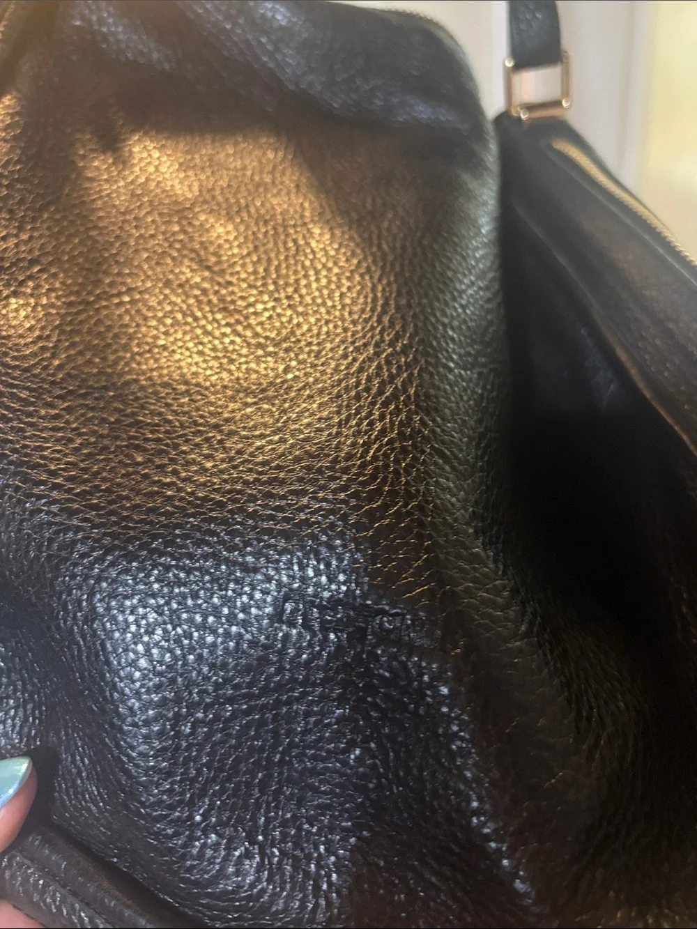 See By Chloe black pebbled